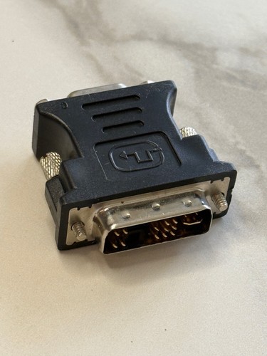 VGA to DVI-D Adapter - DVI 12+1 Male SVGA 15 Pin Female Converter for PC Laptop - Picture 2 of 5