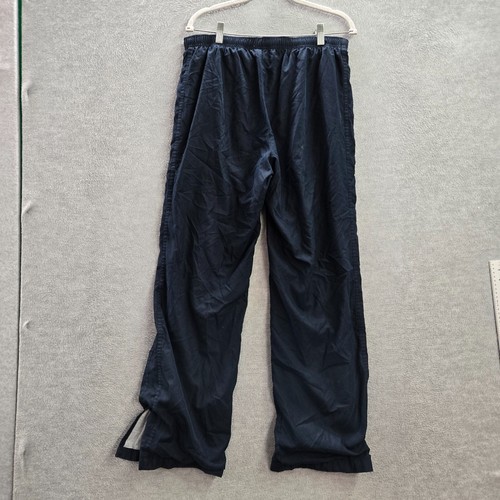 VINTAGE Nike Boys Activewear Track Pants Large Blue Windbreaker Swoosh Logo - Picture 9 of 14