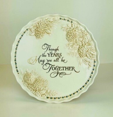 Grasslands Road ''MAY WE ALL BE TOGETHER'' Decorative Dish Plate                  