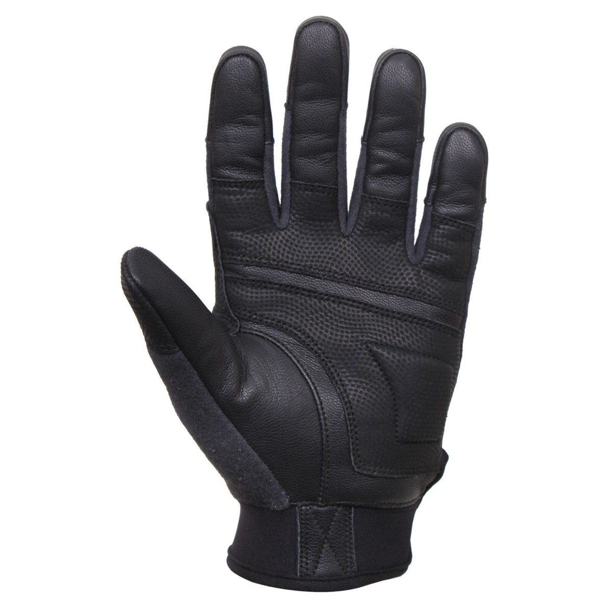 Rothco Black Carbon Fiber Hard Knuckle Cut Resistant Gloves - Robbins