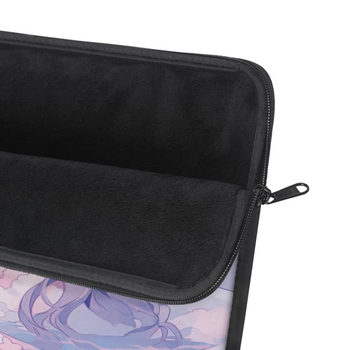 Kawaii Purple Girl Laptop Sleeve 13" 15", Cute Laptop Sleeve MacBook Sleeve - Picture 15 of 15