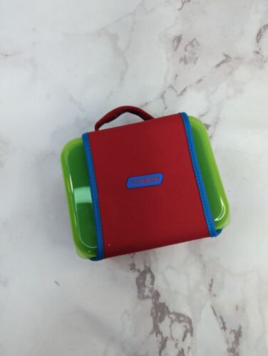 Nalgene Lunch Box Buddy Green Red Used BPA Free Plastic One Compartment - Picture 9 of 13