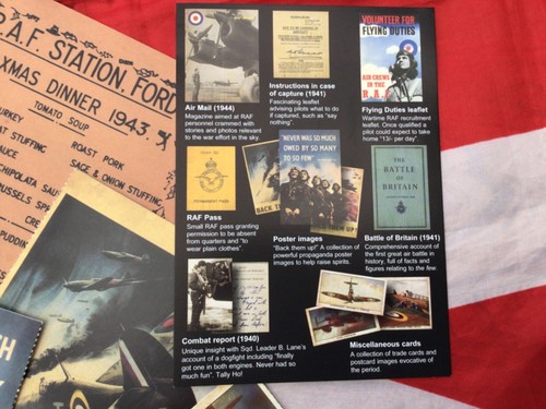 1940s ‘RAF at WAR’ WW2 Nostalgic Wartime Memorabilia Replica Pack - Picture 4 of 5