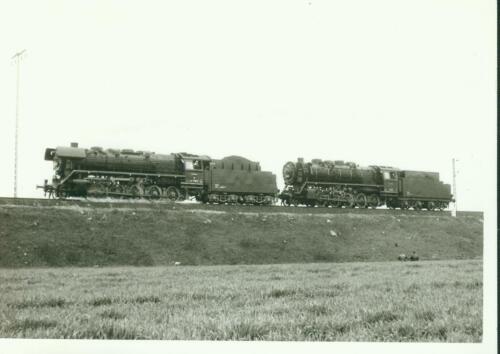 "Altes Foto"- Dampflokomotive BR 441108 bei Riesa 1989    - Bild 1 von 1