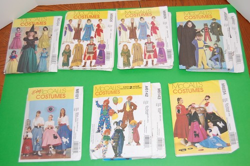 McCall Costumes Sewing Pattern, Uncut & Factory Folded-Pick a pattern - Picture 1 of 3