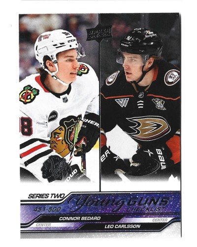 2023-24 Upper Deck Series 2 Young Guns YOU PICK Bedard Carlsson - Picture 16 of 17