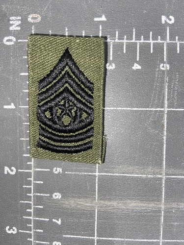 United States Army Command Sergeant Major E 9 E9 Rank Patch Tab Insignia Chevron Ebay United States Army Command Sergeant Major E 9 E9 Rank Patch Tab Insignia Chevron Ebay