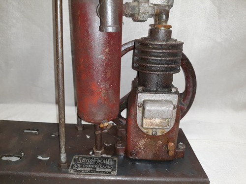 Vintage Saylor Beall Model 116KC Air Compressor Made In USA Untested, "As Is" - Picture 11 of 20