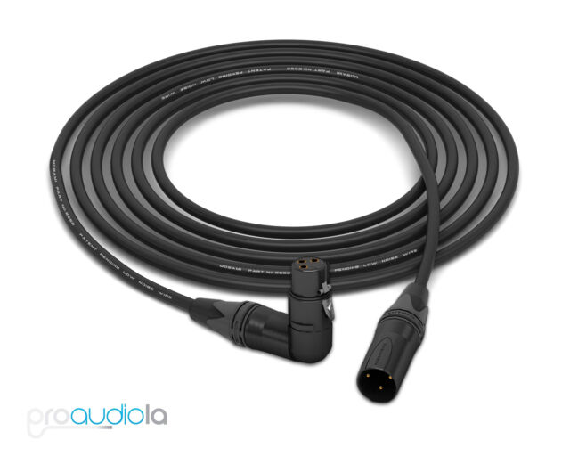 Mogami 2552 Cable Neutrik Gold Straight XLR-M to 90º XLR-F 3 Feet 3 ft. 3 ZV9470 Mogami 2552 Cable Neutrik Gold Straight XLR-M to 90º XLR-F 3 Feet 3 ft. 3 ZV9470
