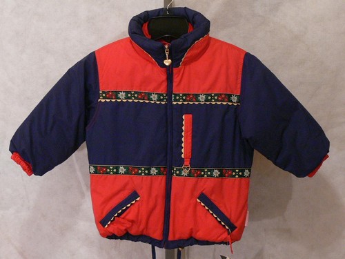 NEW GIRLS OBERMEYER 'I GROW" SNOW SKI COAT JACKET SIZE 4 TODDLER ALPINE LOOK - Picture 2 of 8