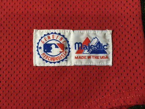 Vintage Majestic MLB Cleveland Indians Jersey Size Large Chief Wahoo - Picture 4 of 6