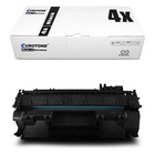 4x Toner for HP Laserjet P 2011 2012 2013 2014 2015 D X Dn N, Q7553A 53A Black