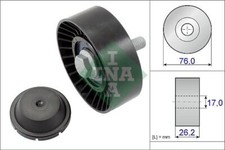 Fits INA 532 0632 10 DEFLECTION/GUIDE PULLEY, V-RIBBED BELT   DE Stock