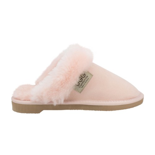 UGG Scuffs Fur-Trim | Australian Made | A-Grade Aussie Sheepskin | Memory Foam - Picture 3 of 32