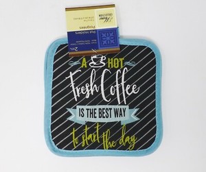 Set Of 2 Home Collection Kitchen Pot Holders A Hot Fresh Coffee