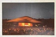 Blossom Music Center Concert Night Akron Cleveland Ohio OH c1960 Postcard