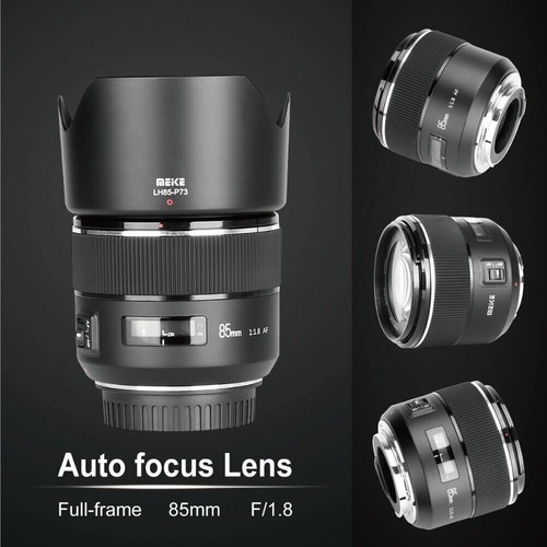 MEIKE 85mm F1.8 Full Frame AF/MF Portrait Prime Lens for Canon EOS EF Mount DSLR - Picture 8 of 9