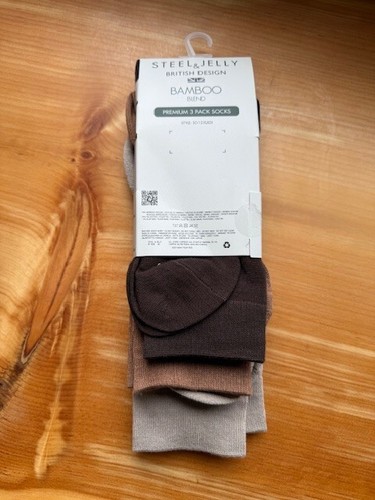 Calcetines de mezcla de bambú o poliéster de acero y gelatina 3 pares zapatos premium de EE. UU. talla 7-12 - Imagen 41 de 44