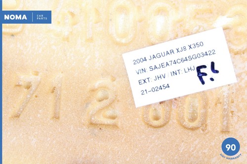 04-07 Jaguar XJ8 XJR VDP X350 Front Left Side Upper Top Seat Cushion LHJ Gray - Picture 12 of 12