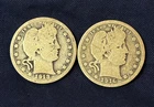 Barber Quarters 1913 & 1916D
