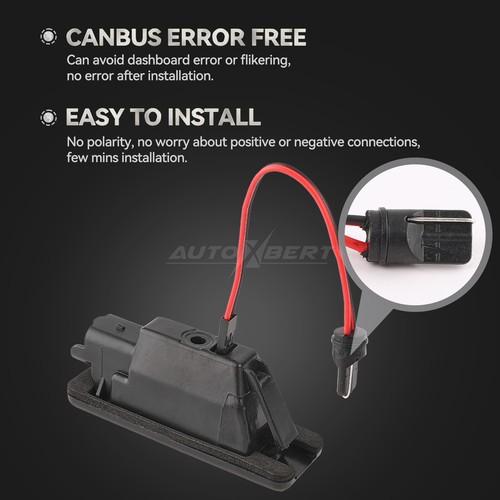 2x LUZ DE MATRÍCULA LED ILUMINACIÓN DE MATRÍCULA PARA NISSAN QASHQAI X-Trail - Imagen 7 de 11