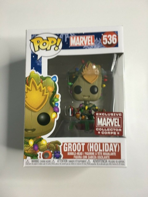 Funko #553 HOLIDAY GROOT Pop Marvel Collector Corps Box Exclusive | eBay
