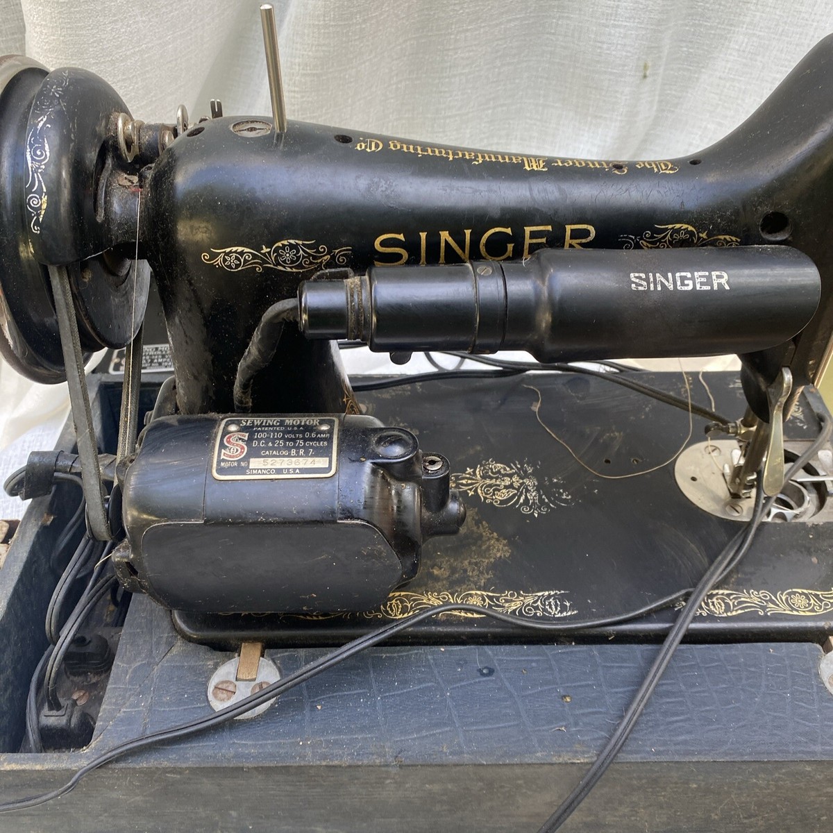1930 Singer Sewing Machine # AD219234 Read Description | eBay