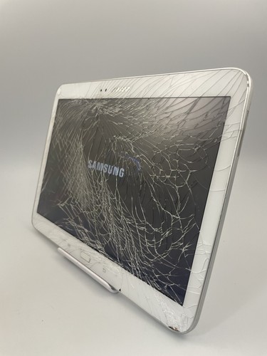Samsung Galaxy Tab 3 10.1 GT-P5220 White Unlocked 16GB Android Tablet Cracked - Picture 17 of 24