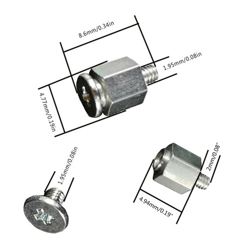 Set M.2 Support Standoff Screw SSD Mounting Kit for -Asus Motherboard Hand Tool - Afbeelding 8 van 24