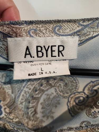 A. Byer Sheer Blouse Size L - Bild 3 von 4