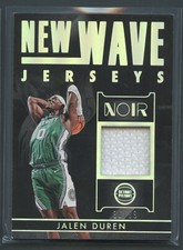 /99 Noir New Wave Jerseys Jalen Duren RC 2022-23 Panini Rookie Jersey Patch Mem