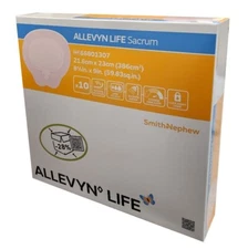 *10-Pieces* Smith & Nephew Allevyn Life Sacrum 8.5” x 9” Dressing 66801307
