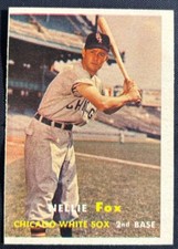 1957 Topps #38 - HOF Nellie Fox (Chicago White Sox) - Ungraded, Very Good (VG)