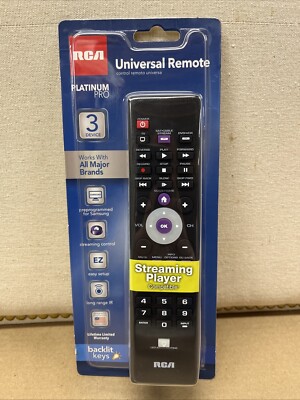 RCA RCR003RWD 3-Device Backlit Universal Remote Control Replacement