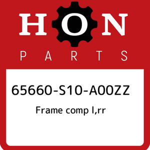 65660-S10-A00ZZ-Honda-Frame-comp-l-rr-65660S10A00ZZ-New-Genuine-OEM-Part