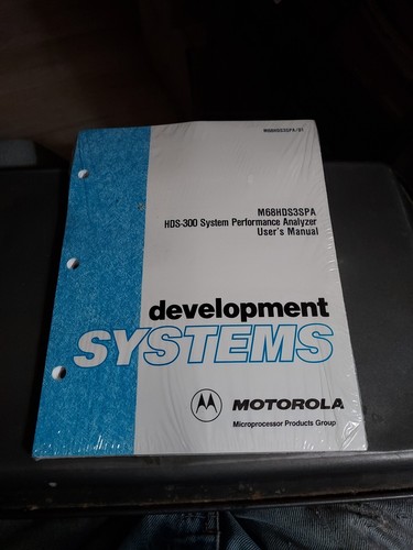 ANALIZADOR DE RENDIMIENTO DEL SISTEMA MOTOROLA M68HDS3SPA/D1 MANUAL DE USUARIO NUEVO SELLADO