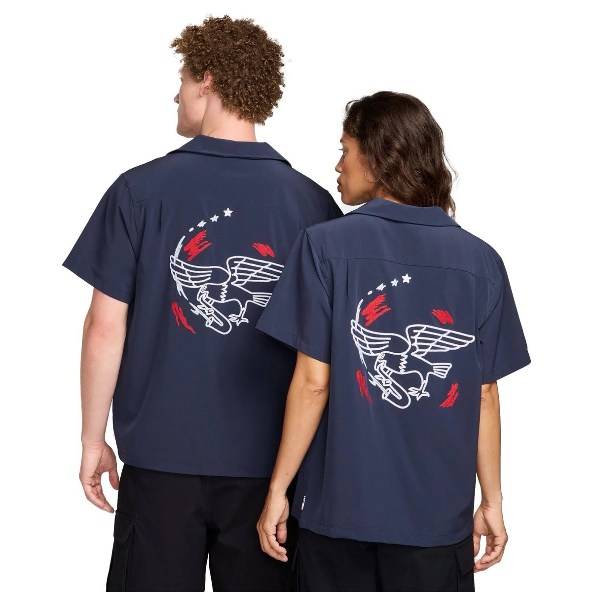 UNRELEASED Nike SB Team USA 2024 Olympics Bowler Shirt Blue UNRELEASED Nike SB Team USA 2024 Olympics Bowler Shirt Blue