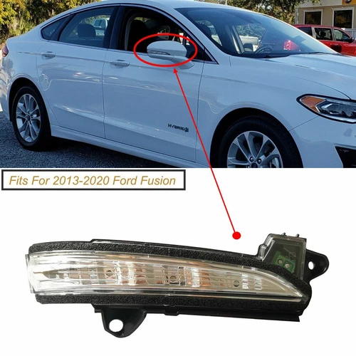 For 2013 -> Ford Fusion Right Side Mirror LED Turn Blinker Indicator Light Lamp