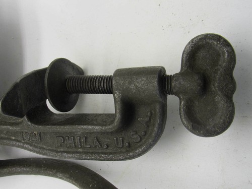 VINTAGE ANTIQUE FOOD GRINDER CHOPPER NO. 202 ENTERPRISE MFG. CO.1321 PHILA. Nice - Picture 2 of 10