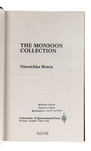 The Monsoon Collection Asian & Pacific Writing Used Ex-Lib Hardcover Rosca 1983 - Picture 8 of 22