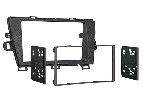 Adapter Von Fassade 2-DIN für Toyota Prius III 2009> Schwarz