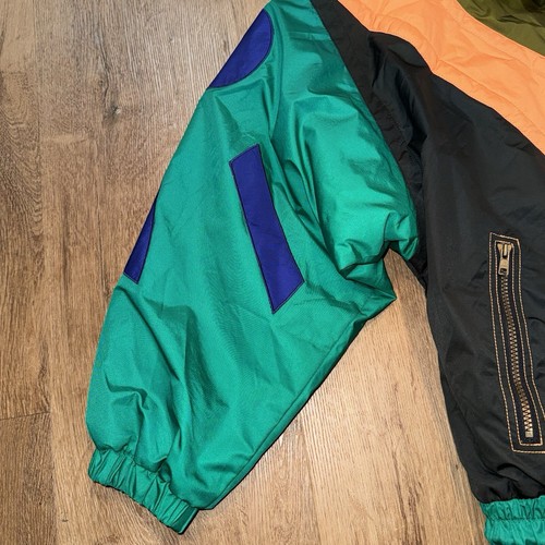 Vintage Damen Obermeyer Jacke Ski Schnee Mantel Apres Neon Color Block Rad 80er 90er 14 - Bild 7 von 17