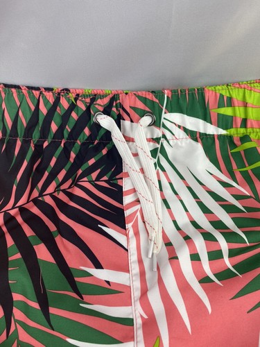 NEW City Streets Boys Fern Print Swim Trunks Size Husky Large Multi-color - Picture 3 of 9