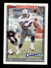 1991 TOPPS FOOTBALL SUPER ROOKIE #360 EMMITT SMITH ROOKIE RC DALLAS COWBOYS