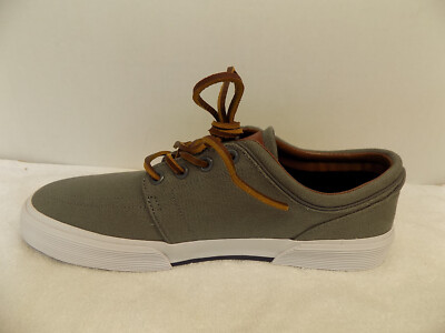 Polo Ralph Lauren Faxon Low TOP GREY COLOR WASHED CANVAS  display picture 2