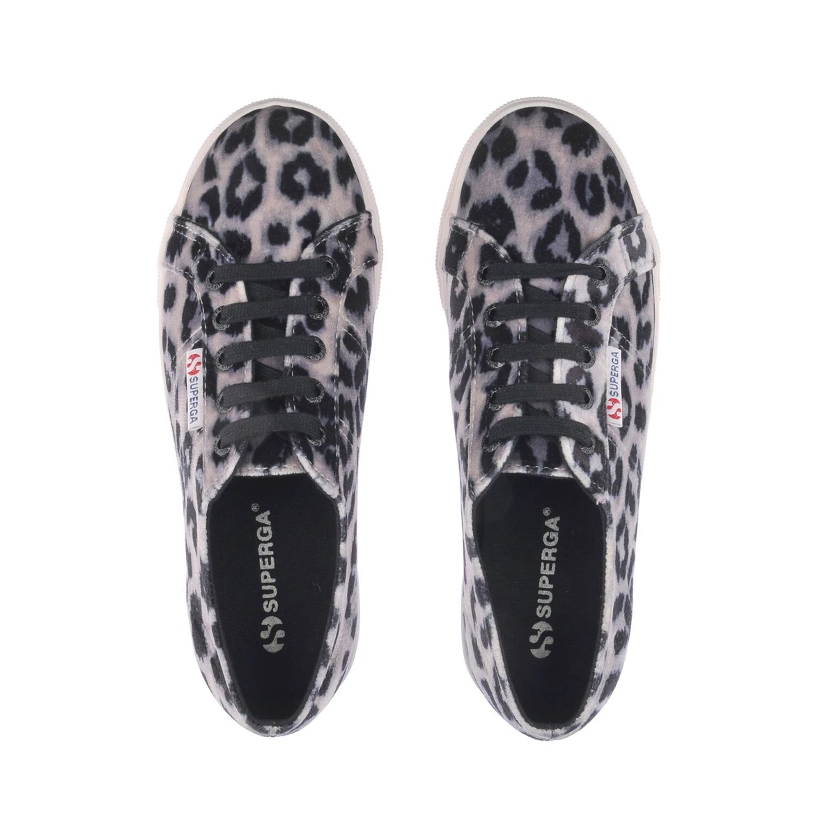 Superga 2790 Fanvelvetw Sneaker Nera in velluto da donna S00GZJ0