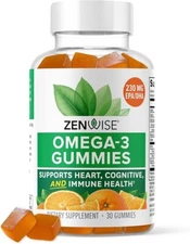 Zenwise 200mg Omega 3 Gummies - 30ct