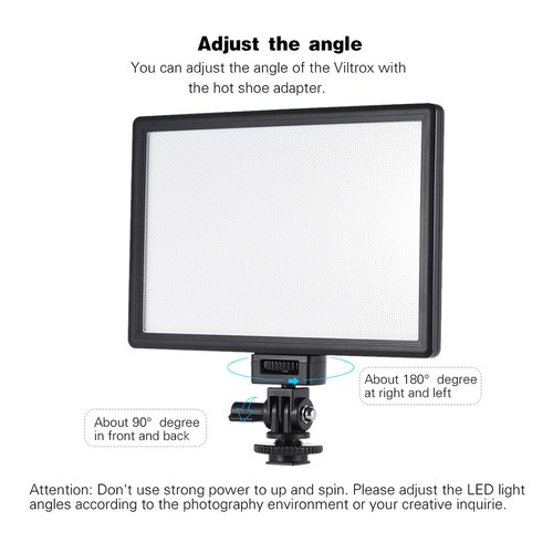Viltrox L116T 5600K Bi-Color Video Panel for DSLR DV J4P7 - Picture 4 of 9