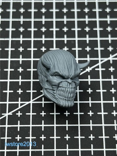 1:6 Head Sculpt Nightmare Spawn Man Carved For 12" Male Action Figure Body Toys - Picture 4 of 6
