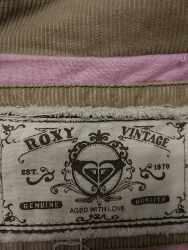 Vintage Roxy beige corduroy jacket size juniors medium. - Picture 7 of 12